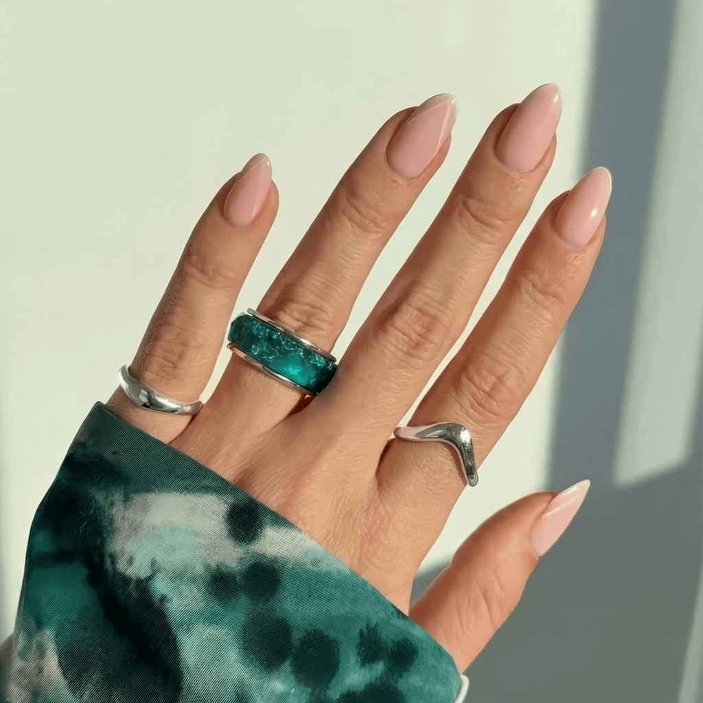 2-in-1 Resin Ring - Ocean Blue