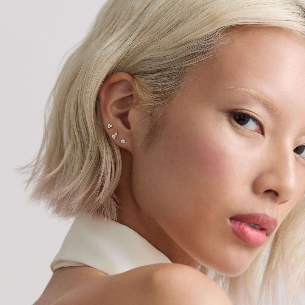 Crystal Trinity Studs