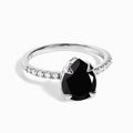 Black Obsidian Ring - Nymph