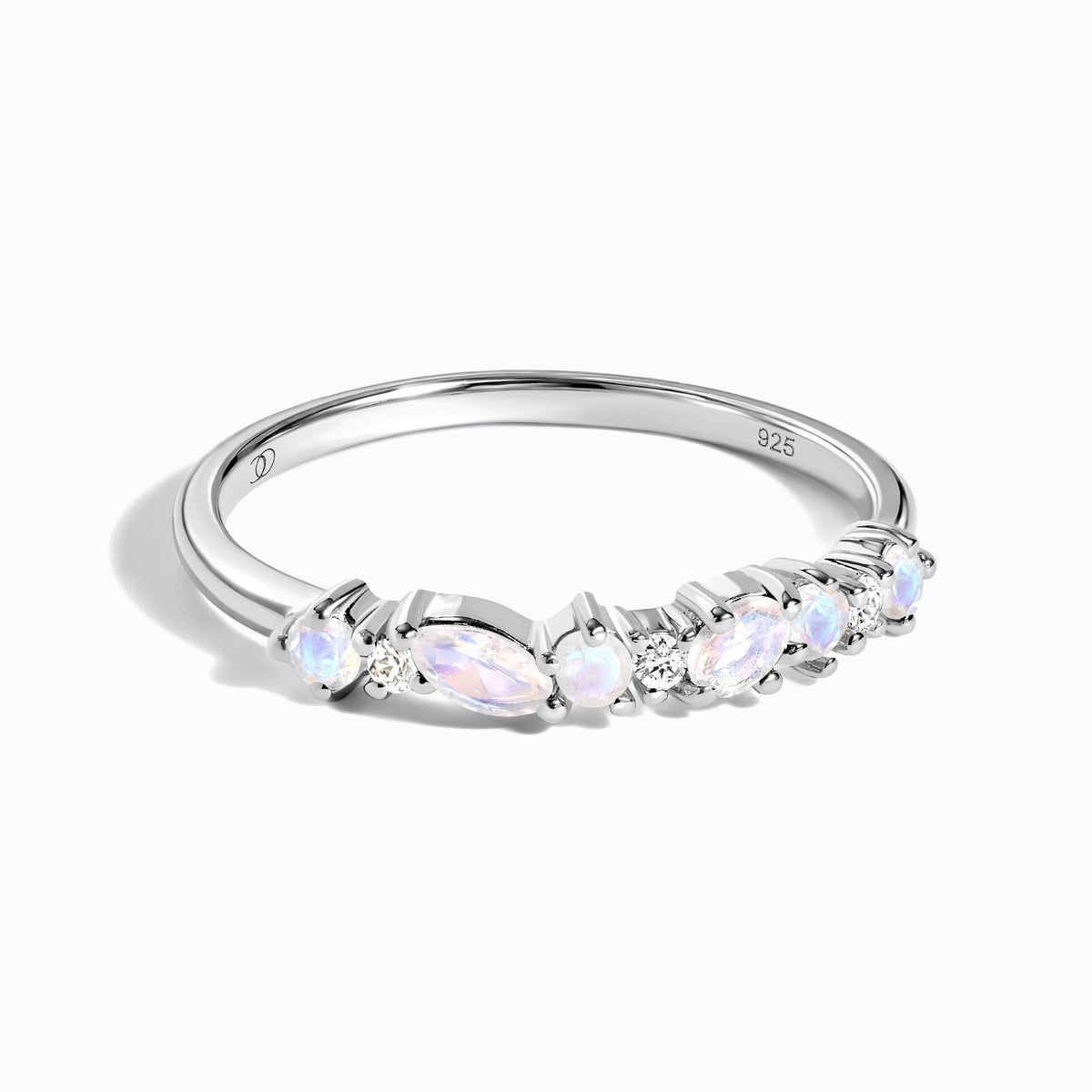 Fine Moonstone Lab Diamond Ring - Grace