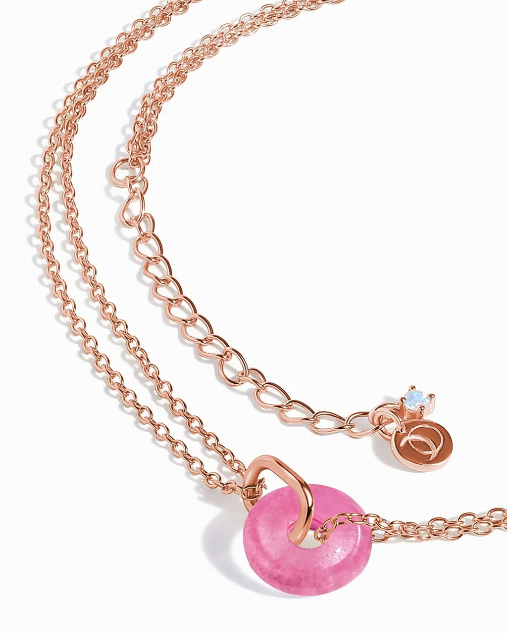 Pink Quartz Necklace - Ora