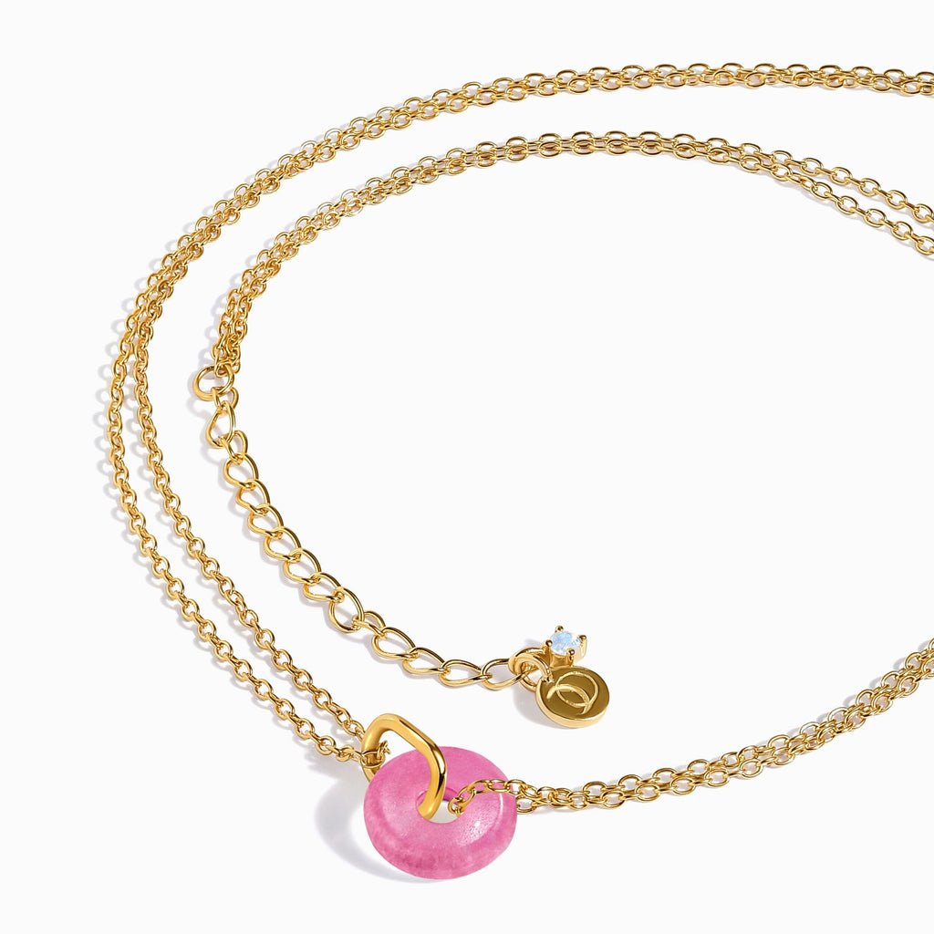 Pink Quartz Necklace - Ora