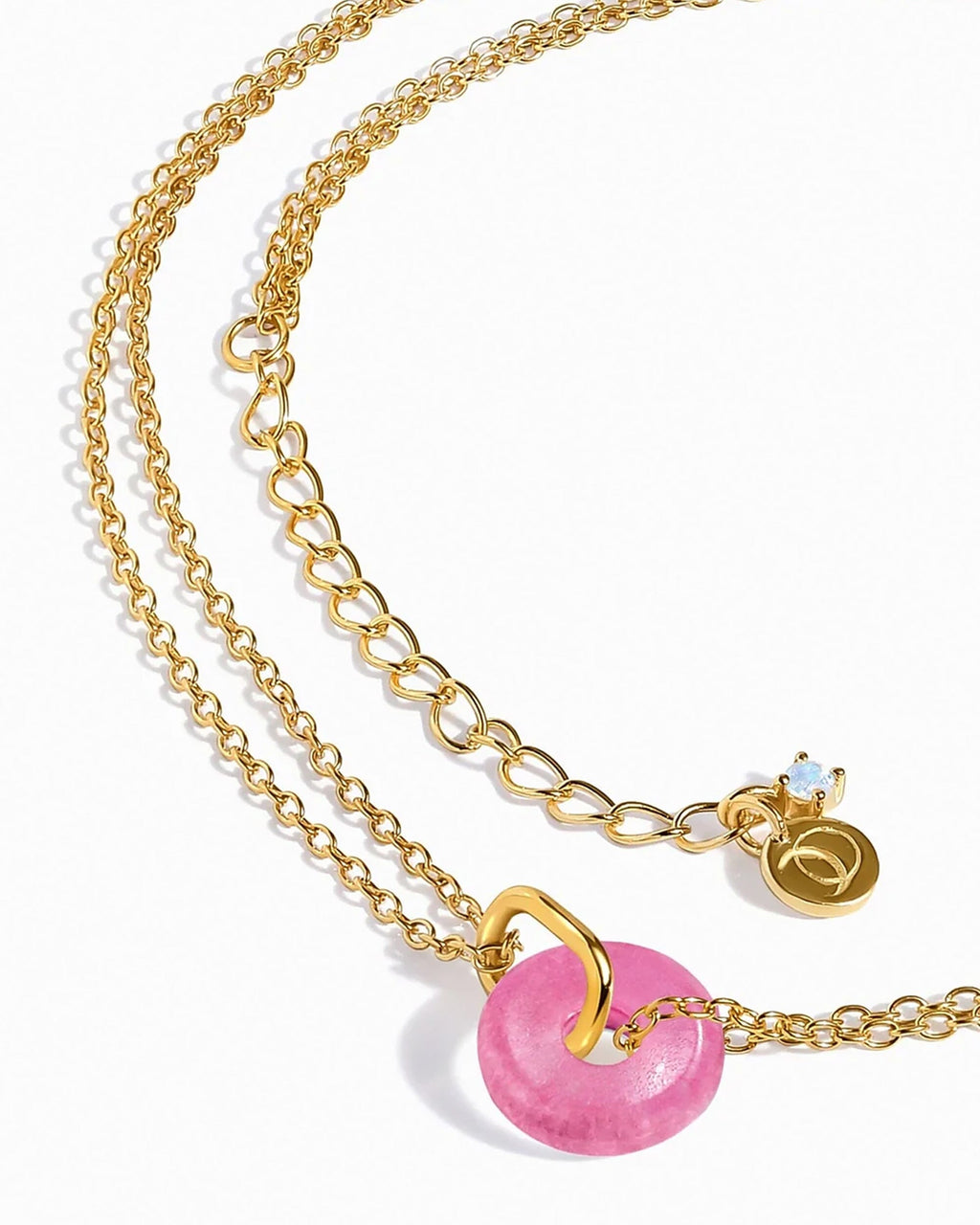 Pink Quartz Necklace - Ora