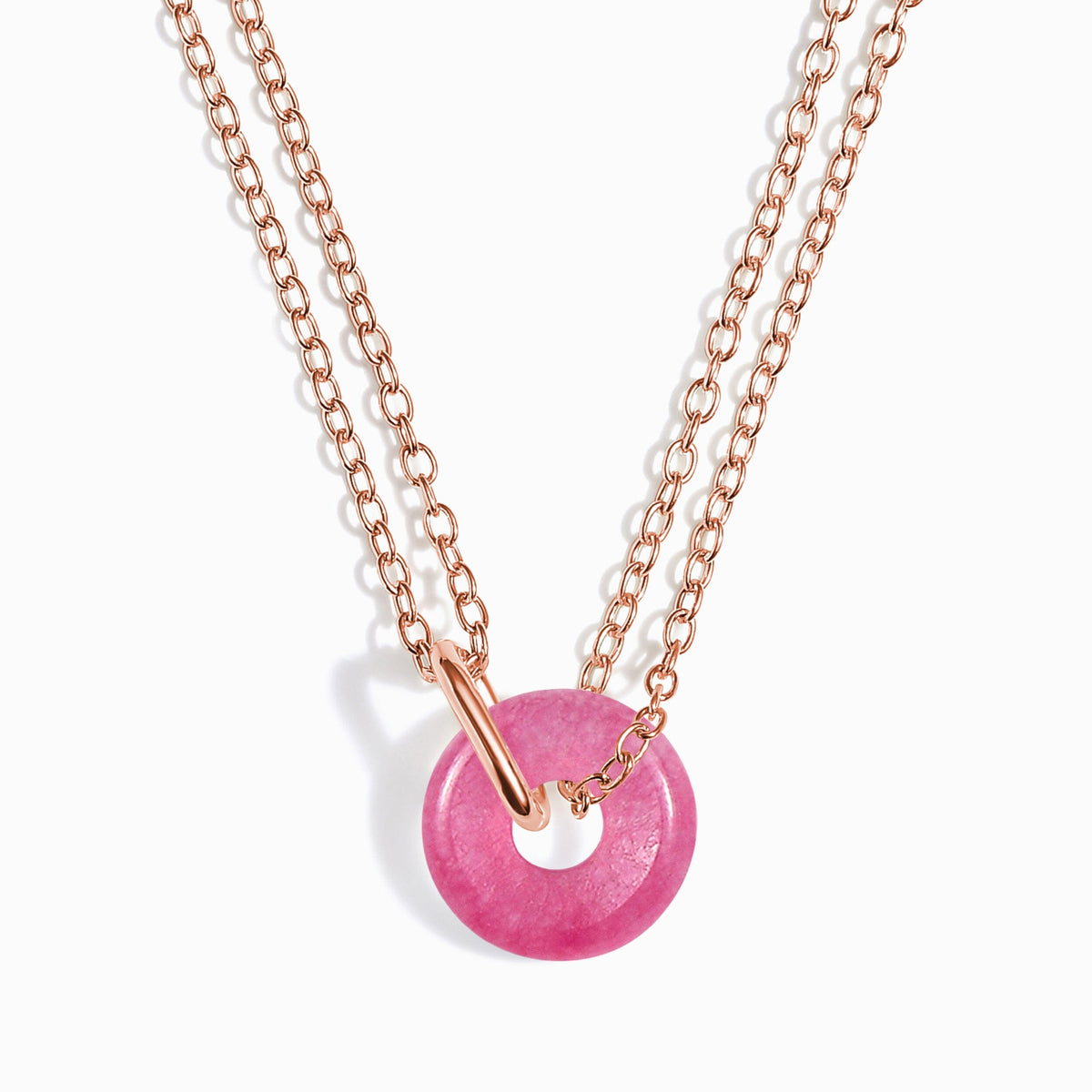 Pink Quartz Necklace - Ora