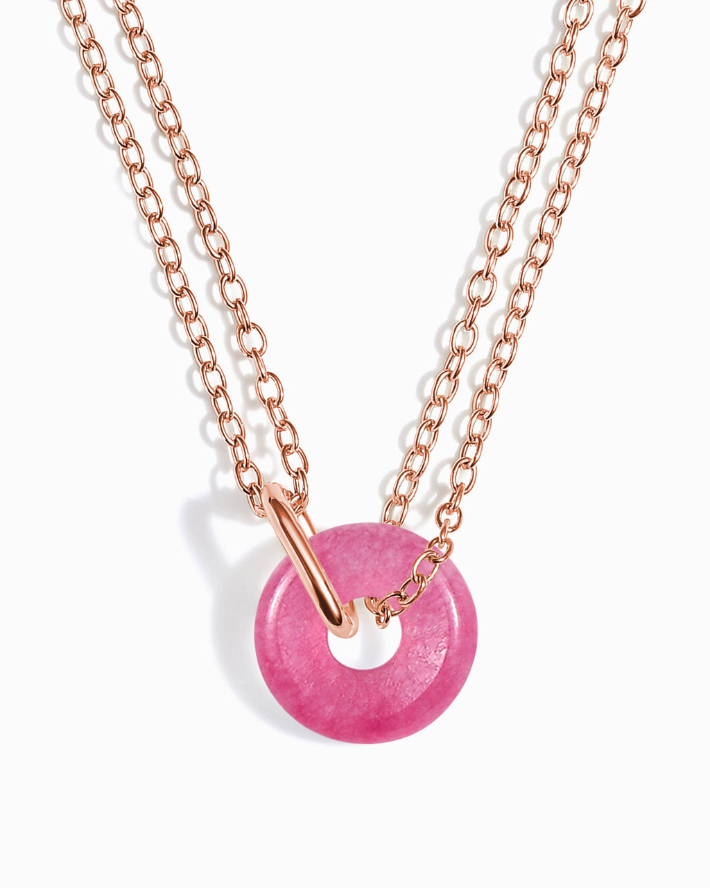 Pink Quartz Necklace - Ora