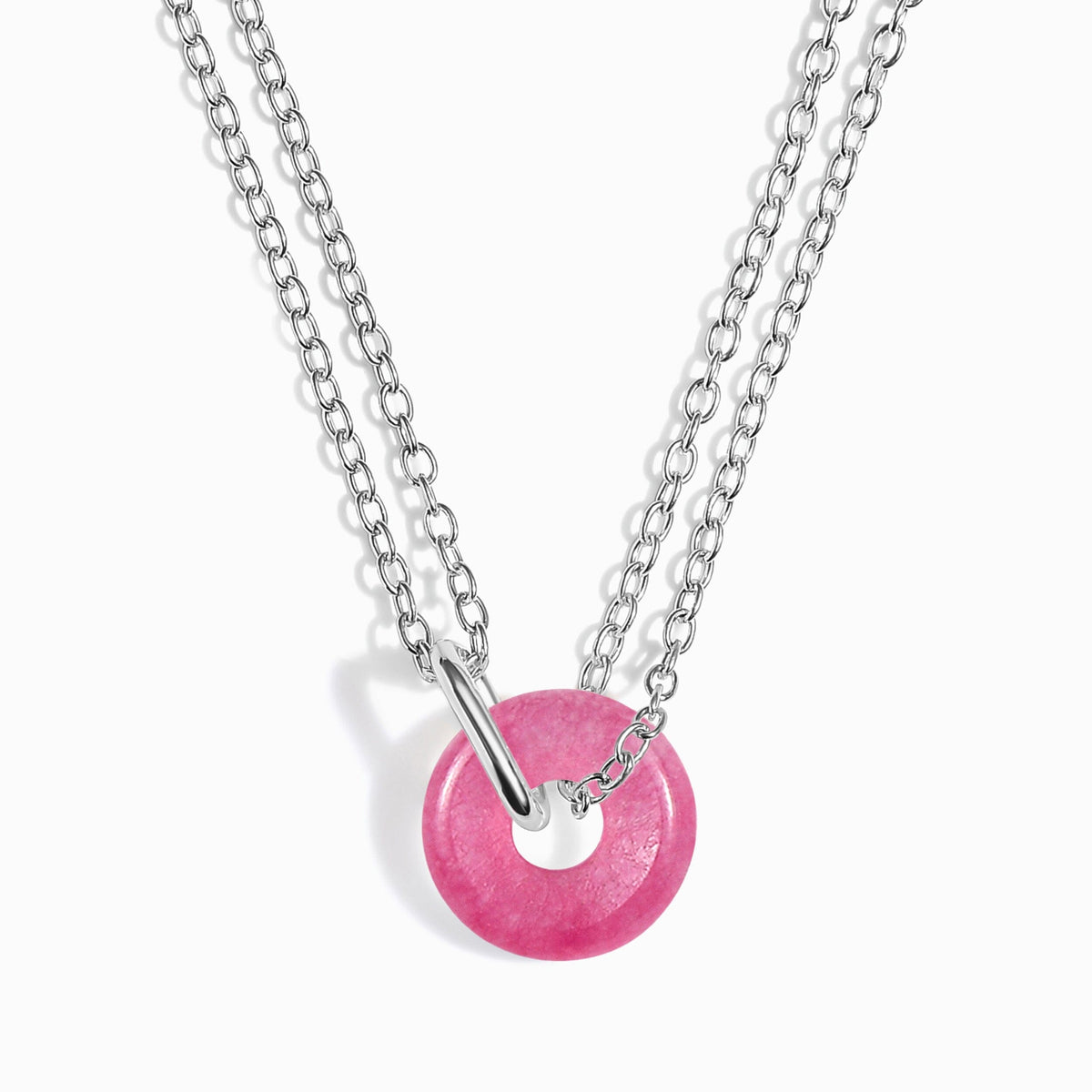 Pink Quartz Necklace - Ora
