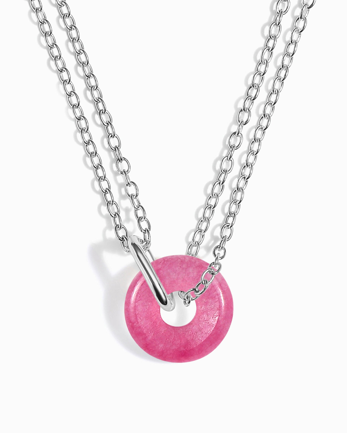 Pink Quartz Necklace - Ora