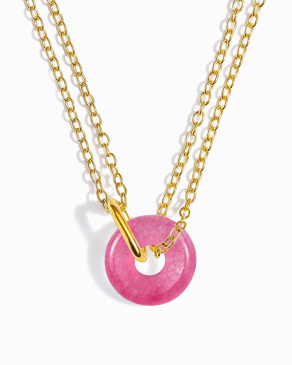Pink Quartz Necklace - Ora