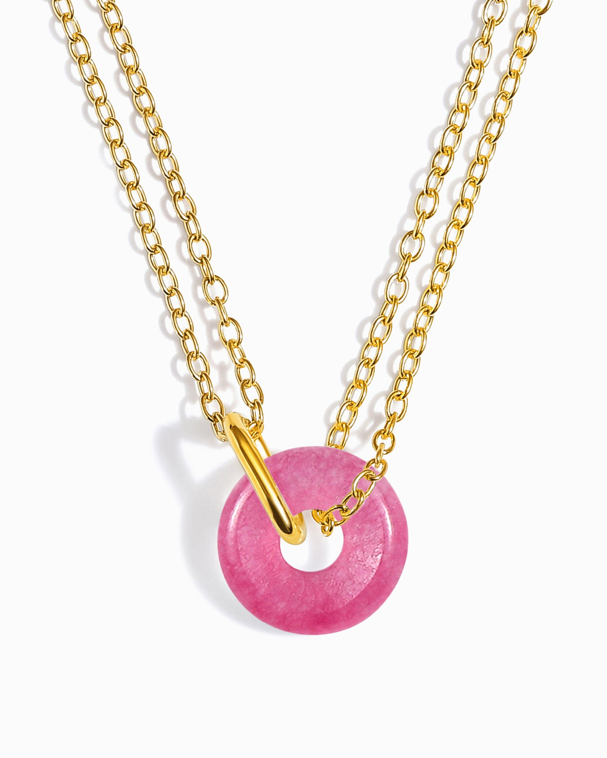 Pink Quartz Necklace - Ora