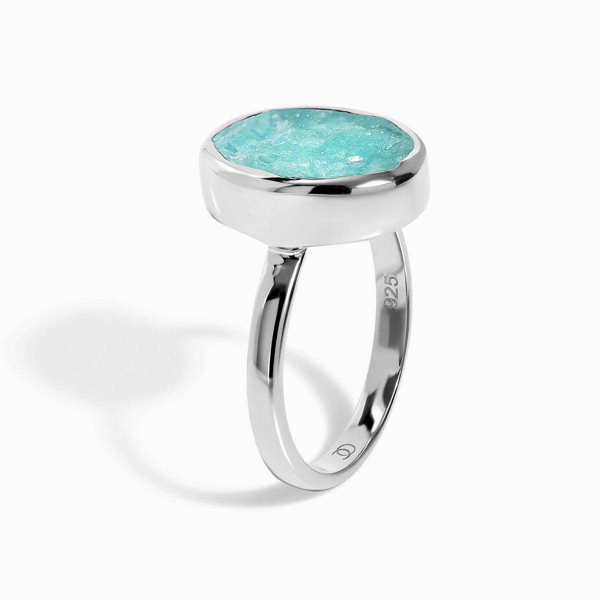 Enfolded Amazonite & Waves Rings