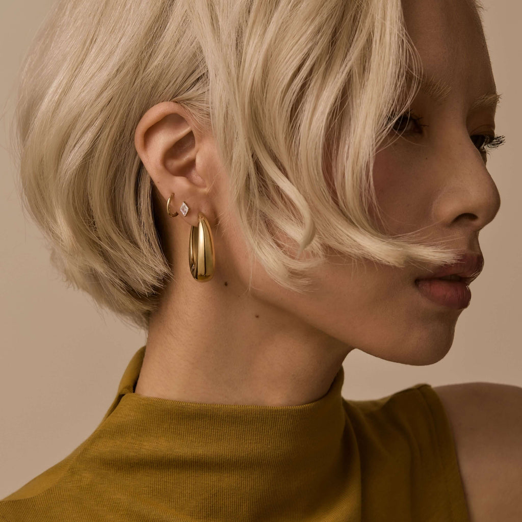 Celestial Crystal Lozenge Nap Earrings