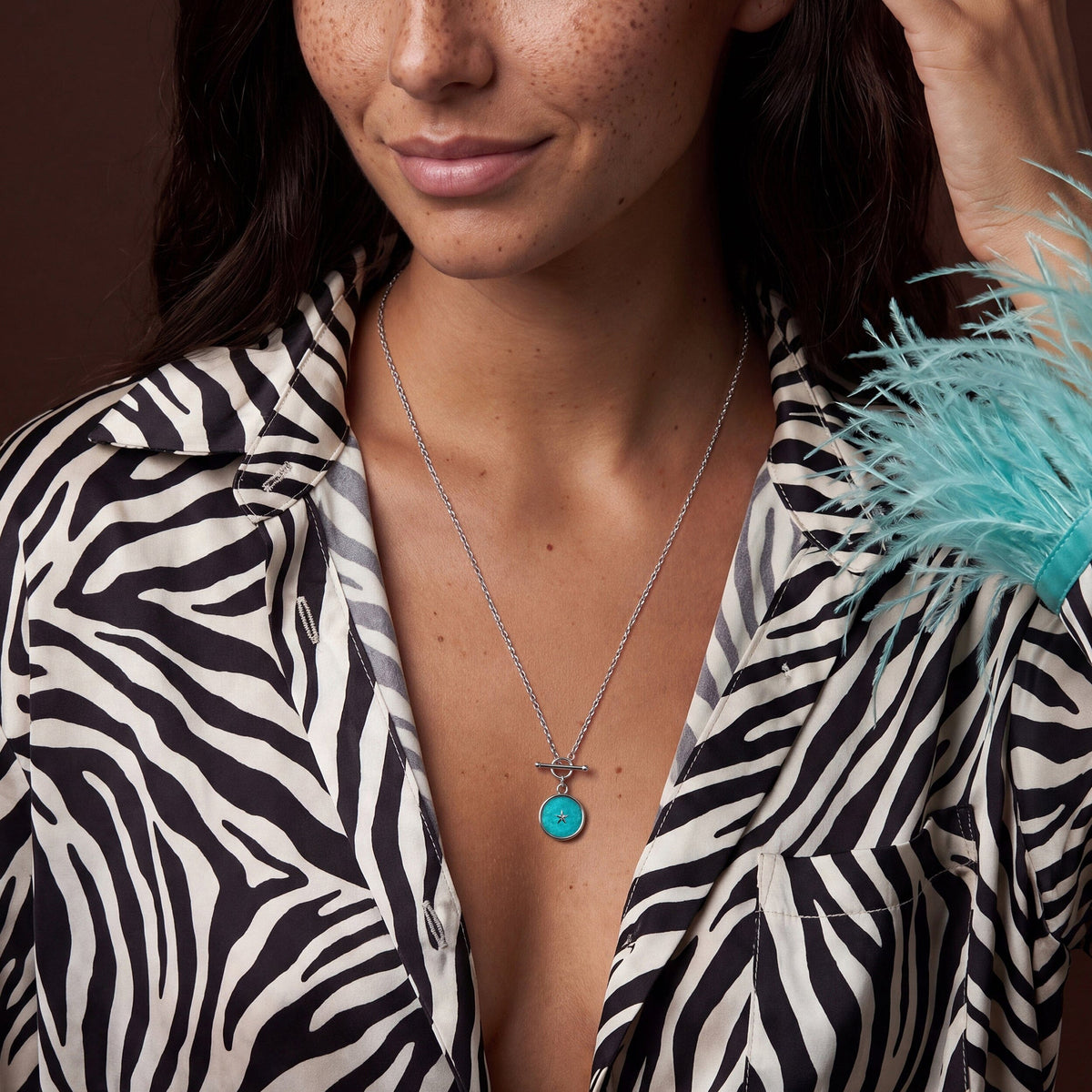 Amazonite T-Lock Necklace - Sol