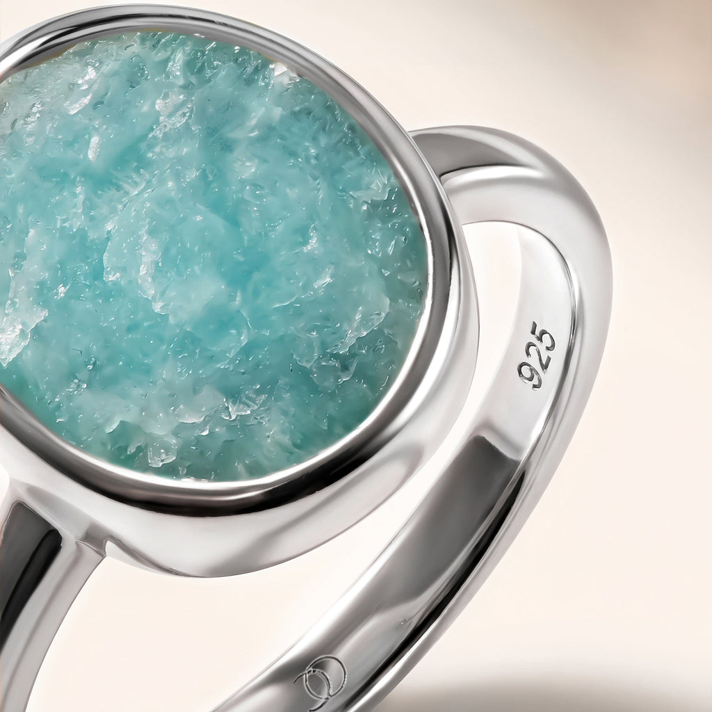 Enfolded Amazonite & Infinite & Waves Rings