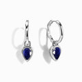 Blue Sapphire Talis Hoops - September Birthstone