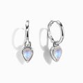 Moonstone Talis Hoops - June Birthstone