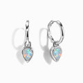 Opal Talis Hoops - October Birthstone
