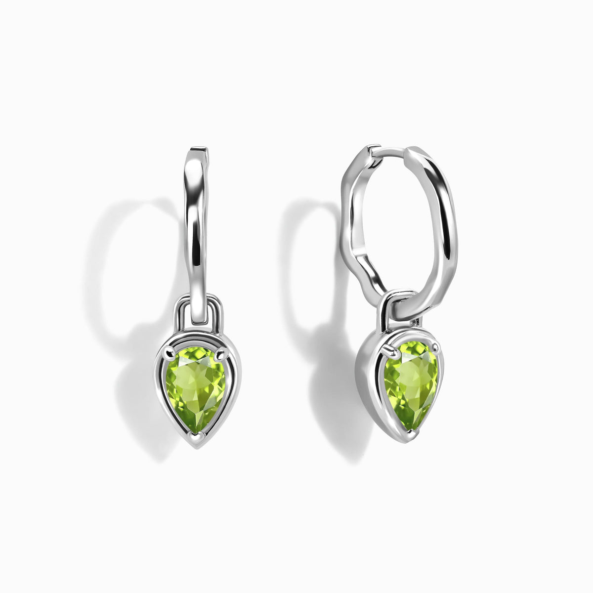 Peridot Talis Hoops - August Birthstone
