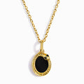 Black Onyx Necklace - Serpent