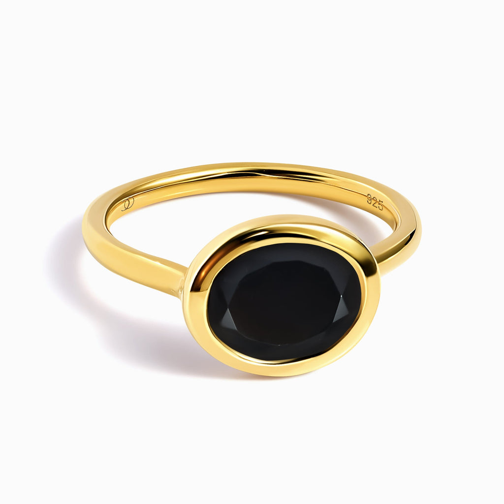 Black Obsidian Ring - Skin-Touch