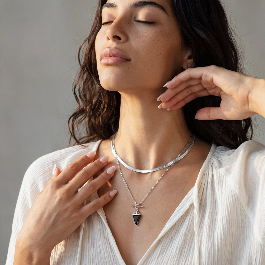 Black Obsidian Necklace - Heroine