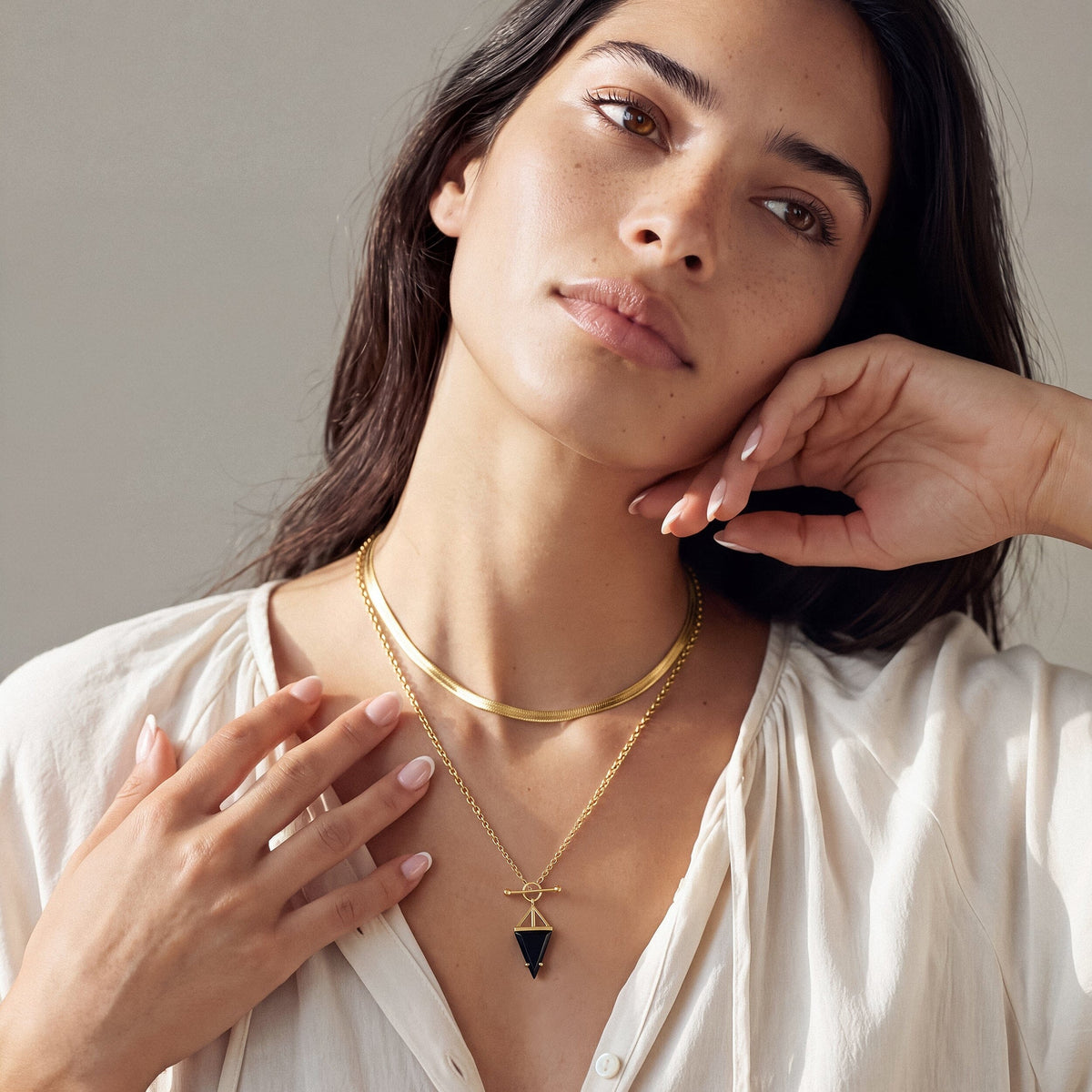 Black Obsidian Necklace - Heroine