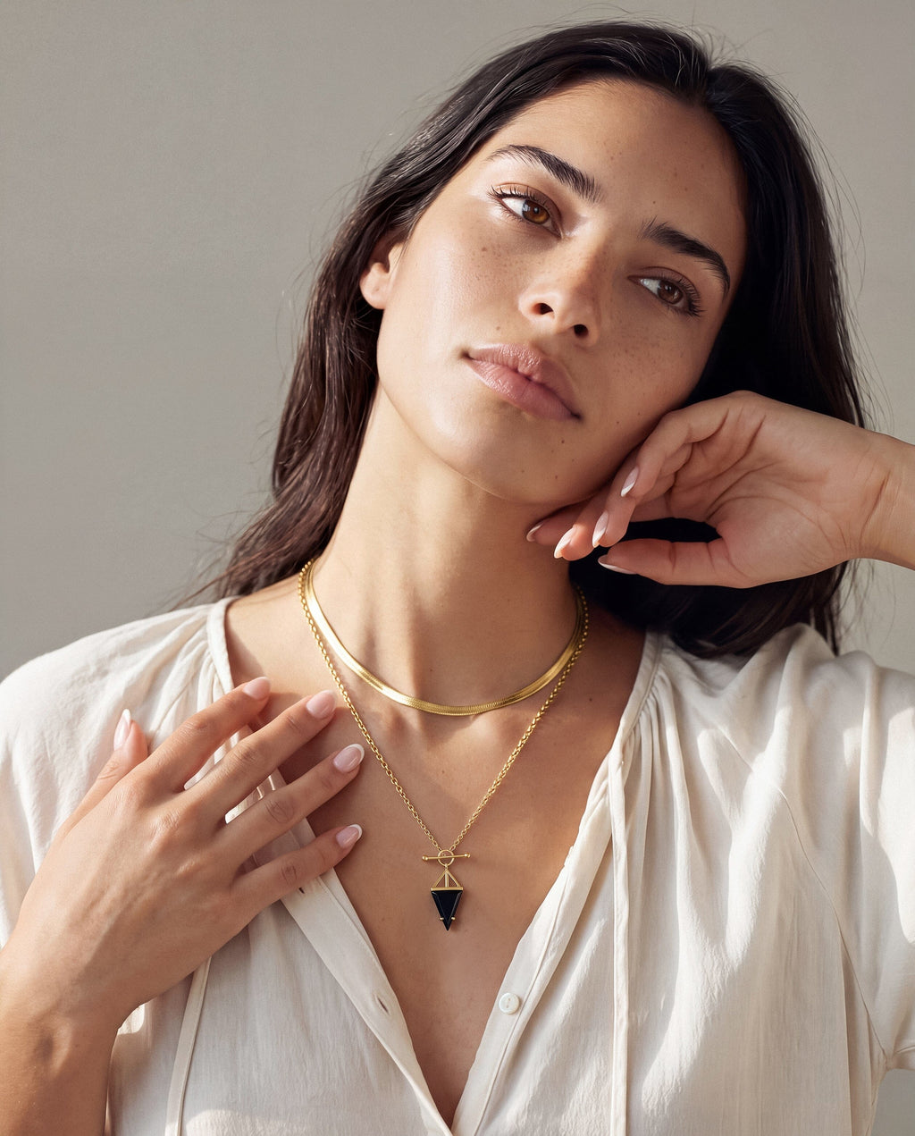 Black Obsidian Necklace - Heroine