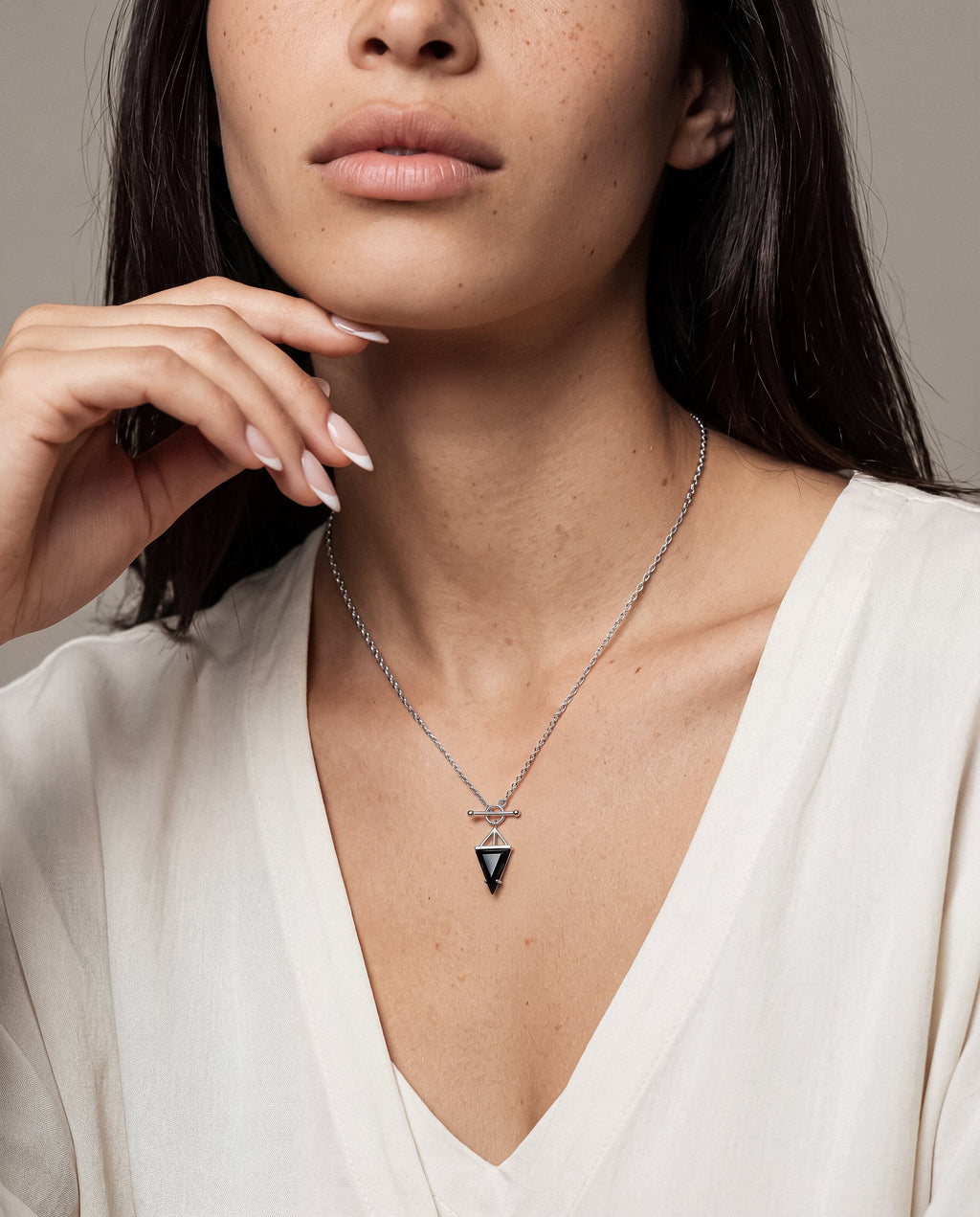 Black Obsidian Necklace - Heroine