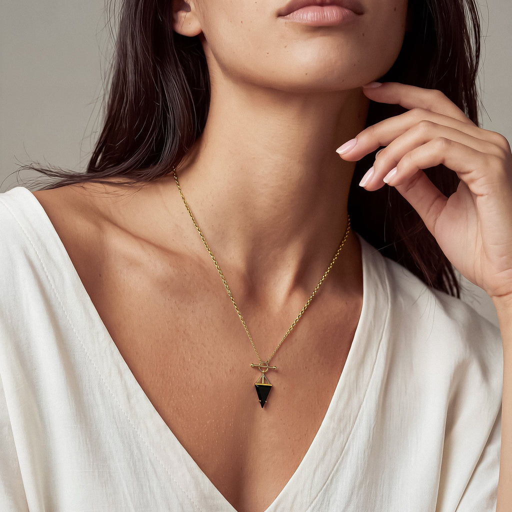 Black Obsidian Necklace - Heroine