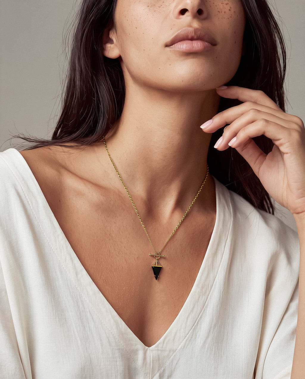 Black Obsidian Necklace - Heroine