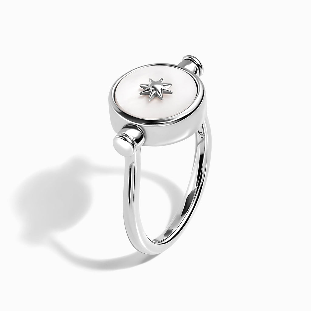 Black Onyx Pearl Ring - Night & Day