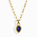 Blue Sapphire Talis Widelink Necklace - September Birthstone