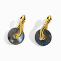 Labradorite Earrings - Serpent