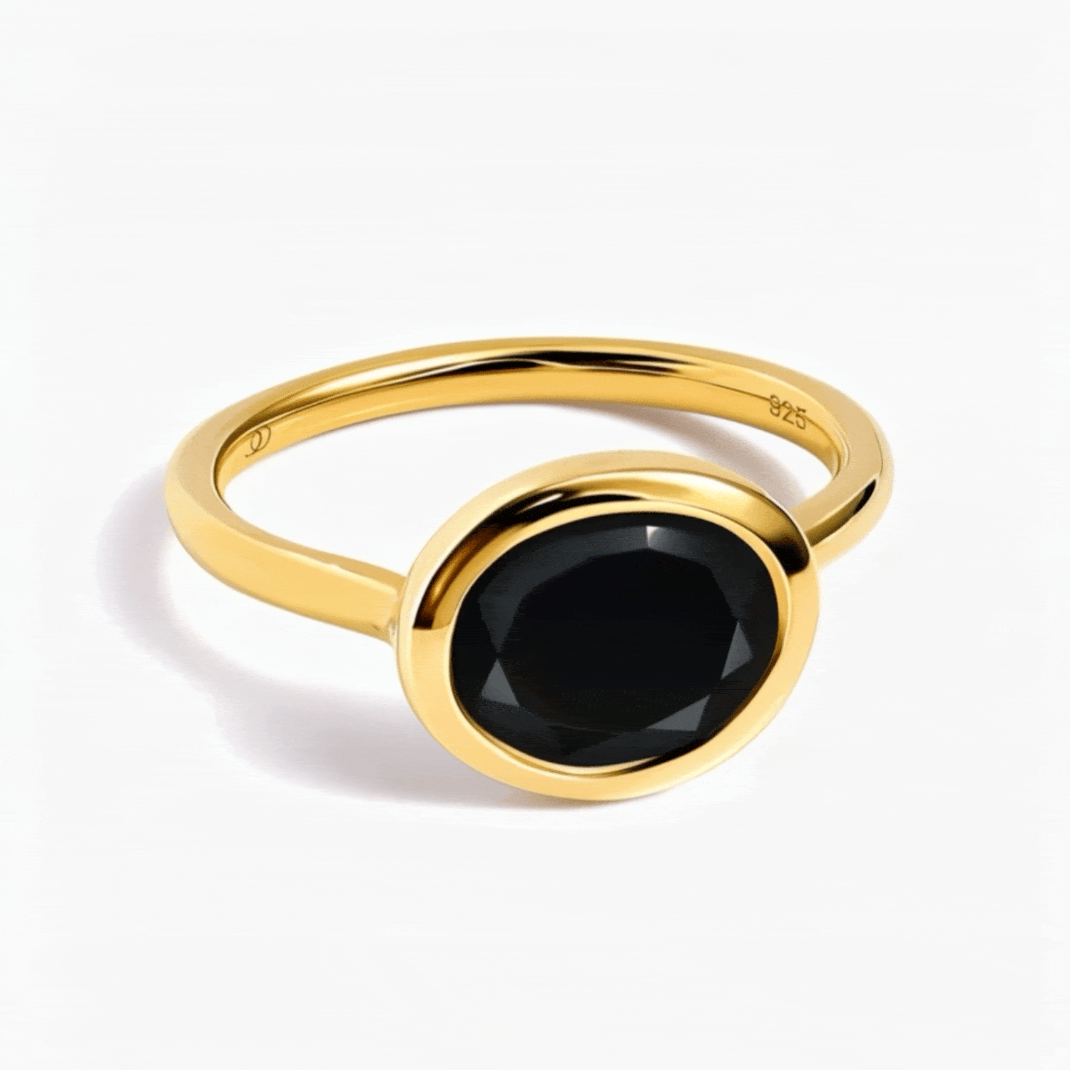Black Obsidian Ring - Skin-Touch