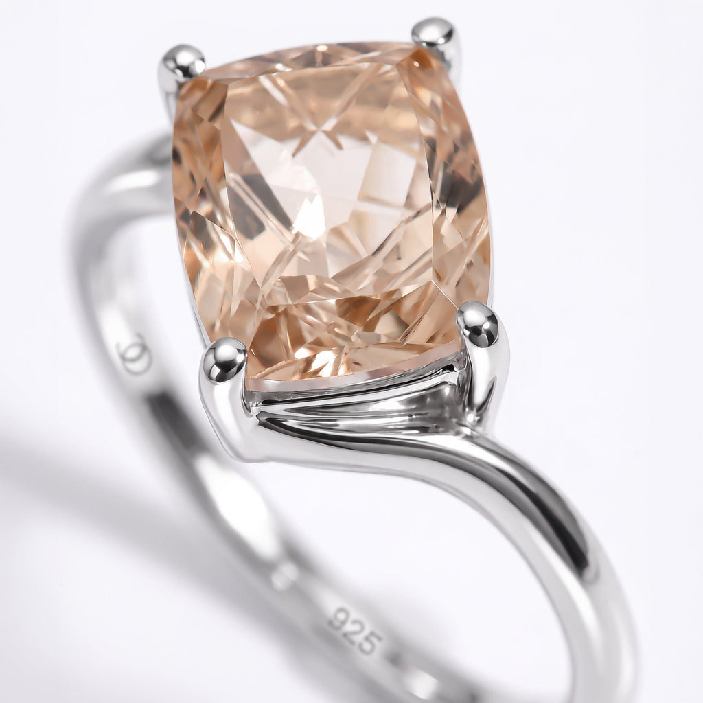 Champagne Quartz Relique & Waves Rings
