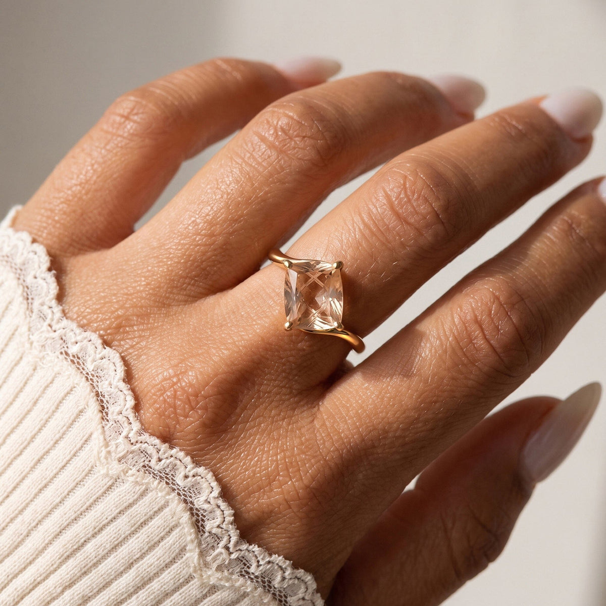 Champagne Quartz Ring - Relique