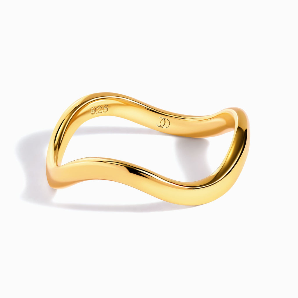Rhodolite Garnet Treasure Ring & Waves Band