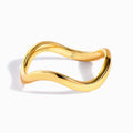 Stackable Ring Band - Waves