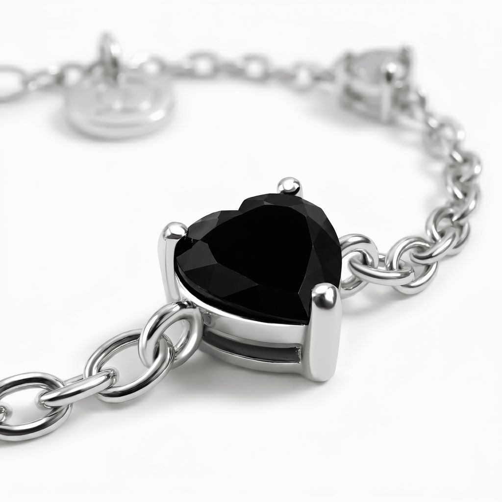 Black Obsidian Labradorite Bracelet - Crush
