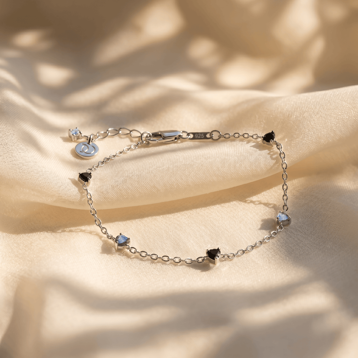Black Obsidian Labradorite Bracelet - Crush