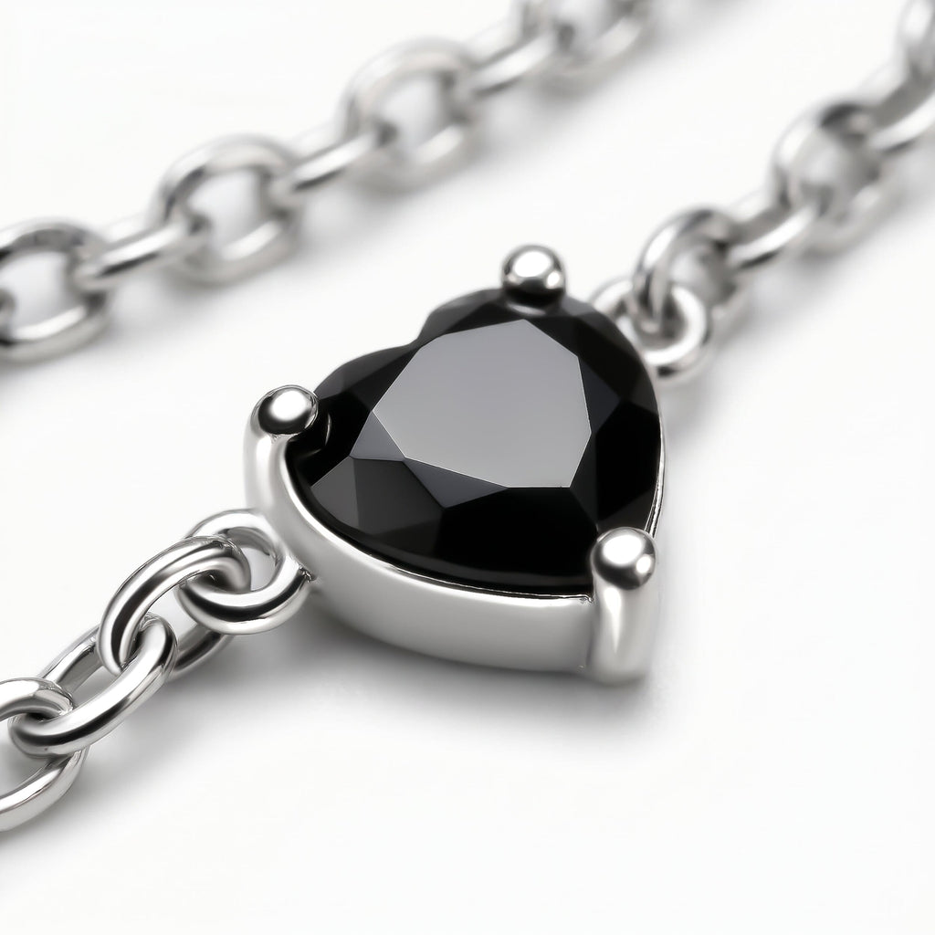 Black Obsidian Labradorite Necklace - Crush