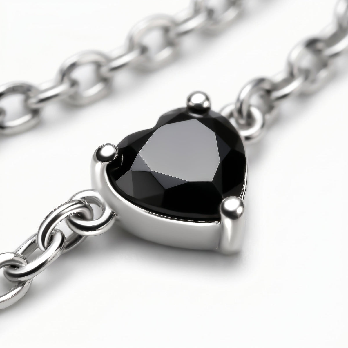 Black Obsidian Labradorite Necklace - Crush