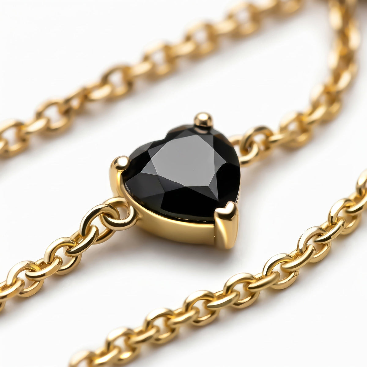 Black Obsidian Labradorite Necklace - Crush