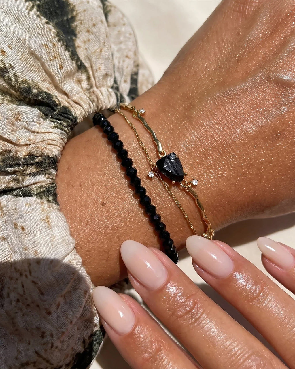Black Obsidian Bracelet - Vibrations