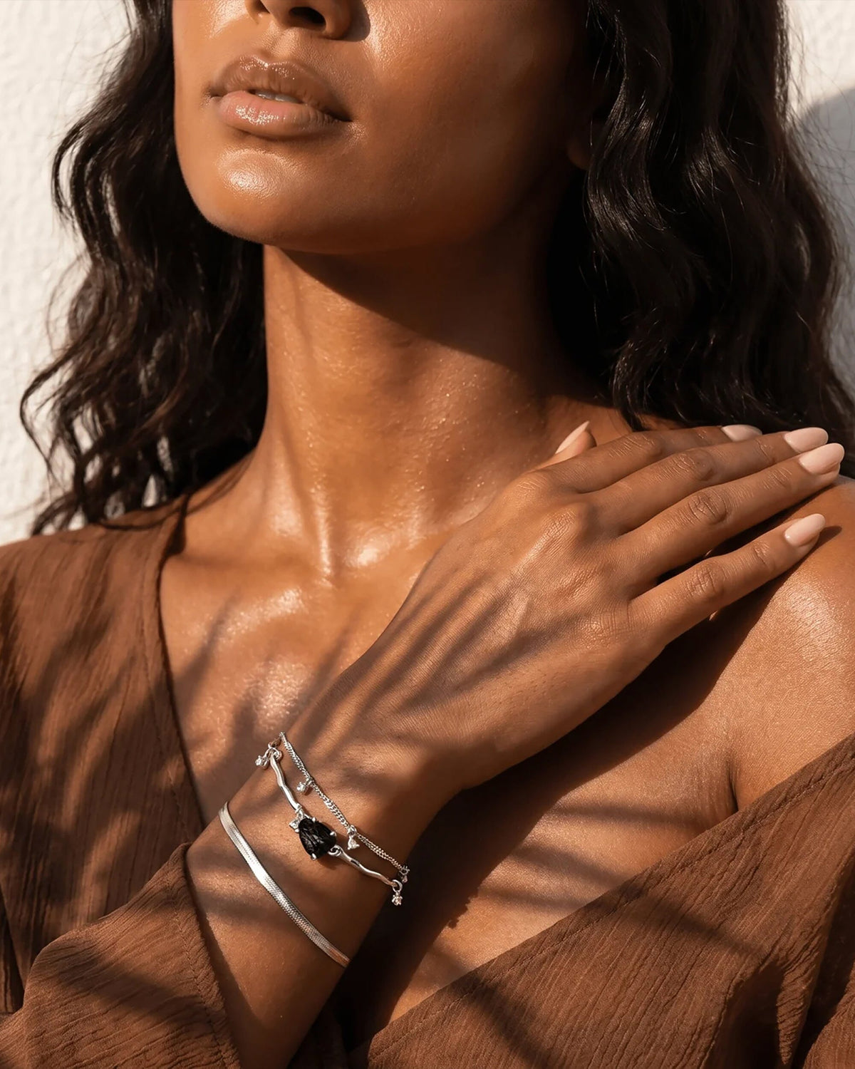 Black Obsidian Bracelet - Flow