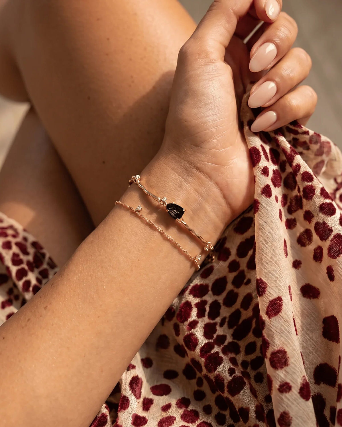Black Obsidian Bracelet - Flow