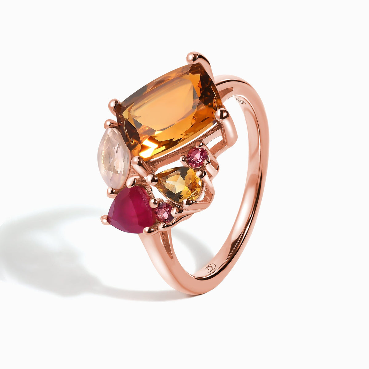 Citrine Ring - Mosaic