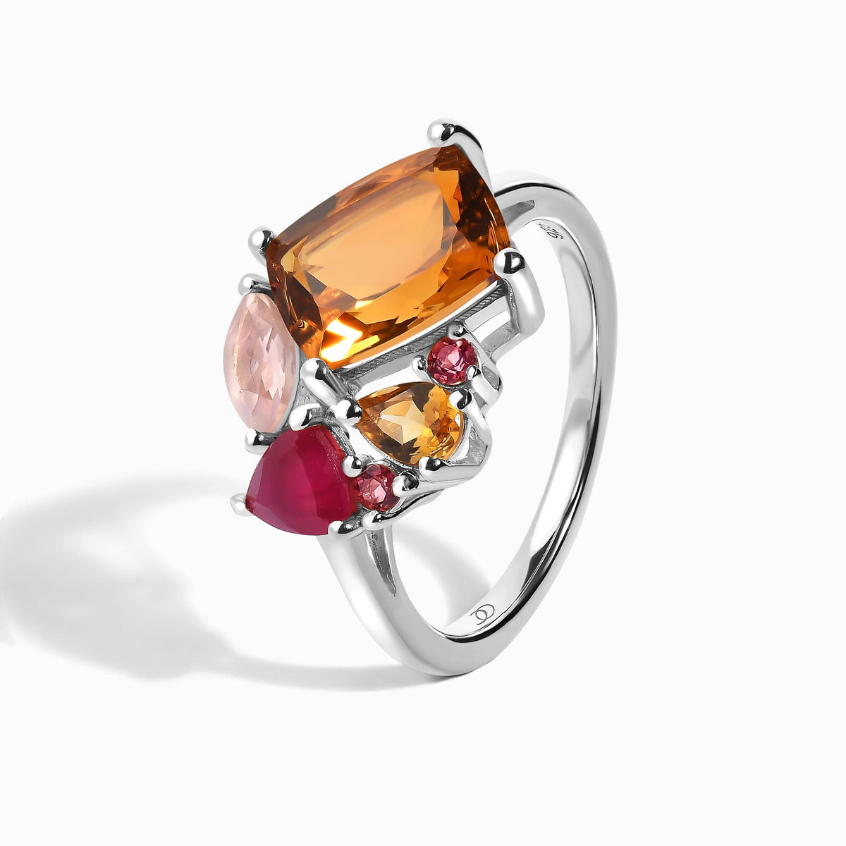 Citrine Ring - Mosaic