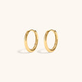 Classic Huggie Hoops in 14k Gold