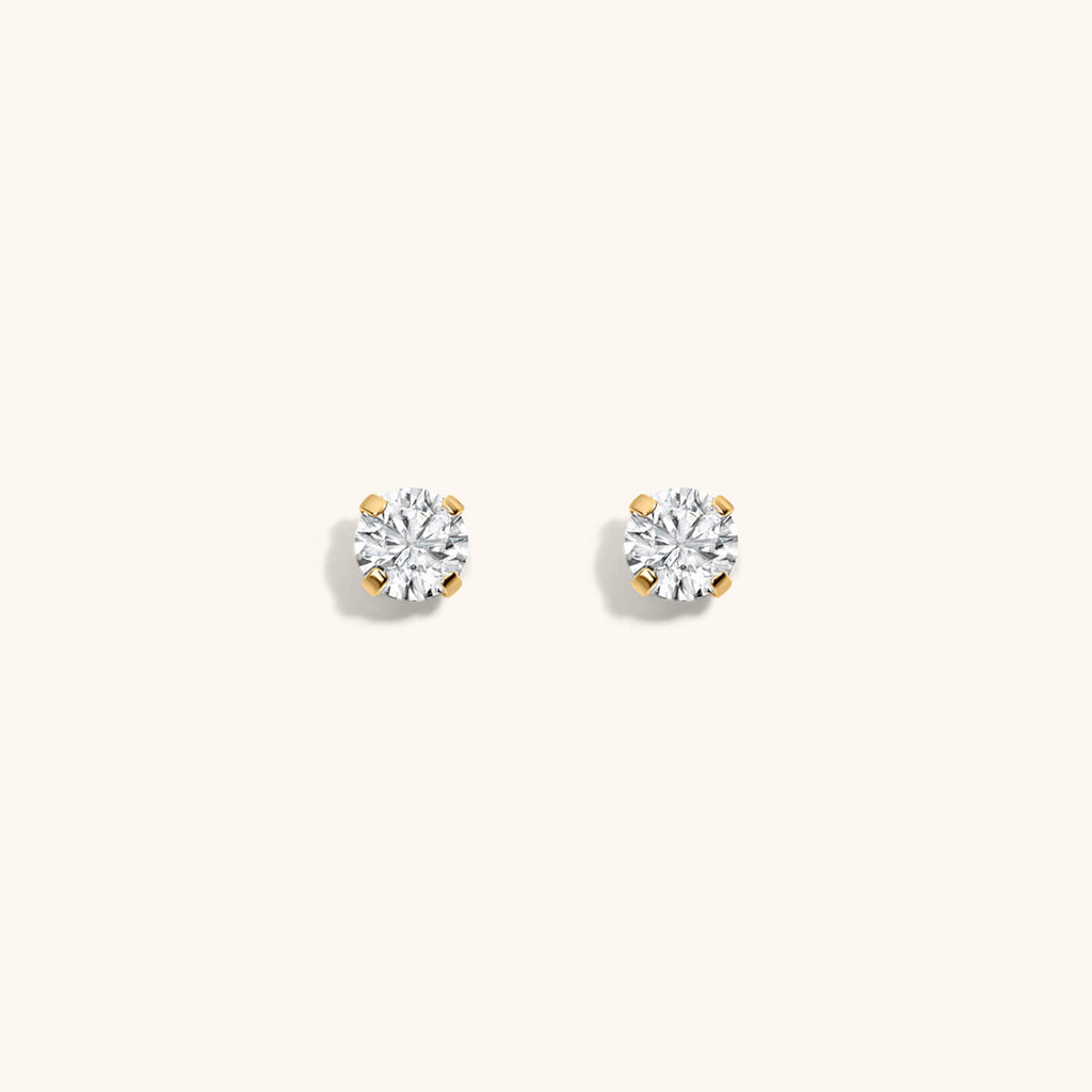 Celestial Crystal Solitaire Studs