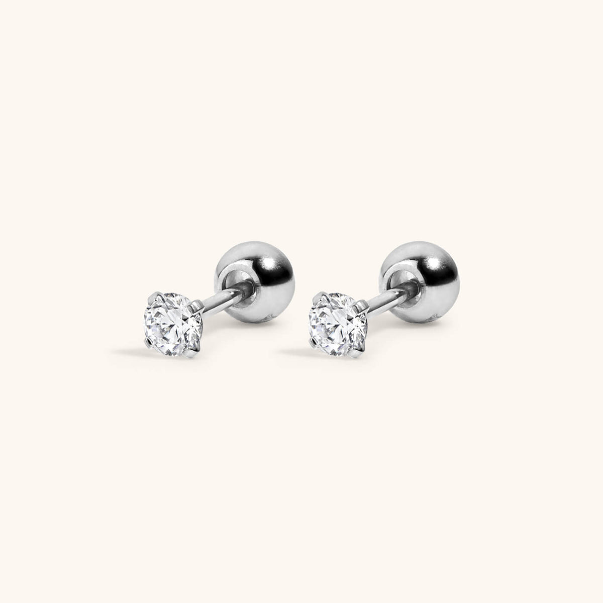 Celestial Crystal Solitaire Studs